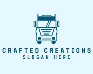 Freight Transportation Trucking logo design