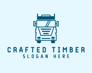 Freight Transportation Trucking logo design