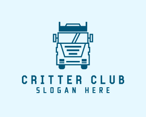 Freight Transportation Trucking logo design