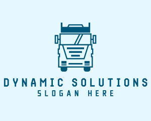 Freight Transportation Trucking logo design