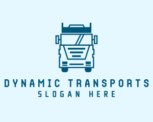 Freight Transportation Trucking logo design