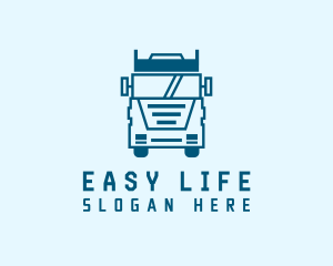 Freight Transportation Trucking logo design