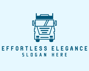 Freight Transportation Trucking logo design