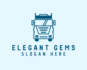 Freight Transportation Trucking logo design