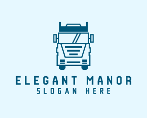 Freight Transportation Trucking logo design