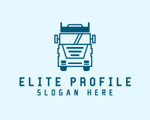 Freight Transportation Trucking logo design