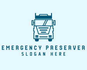 Freight Transportation Trucking logo design