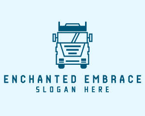 Freight Transportation Trucking logo design