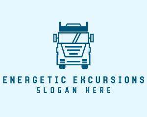 Freight Transportation Trucking logo design