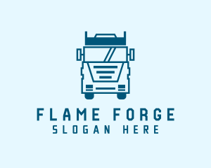 Freight Transportation Trucking logo design