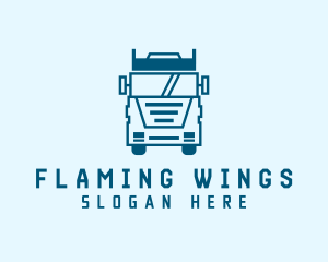 Freight Transportation Trucking logo design