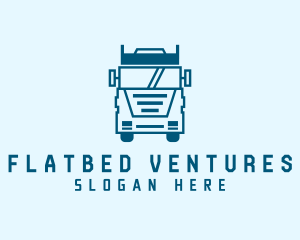 Freight Transportation Trucking logo design