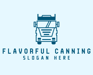 Freight Transportation Trucking logo design