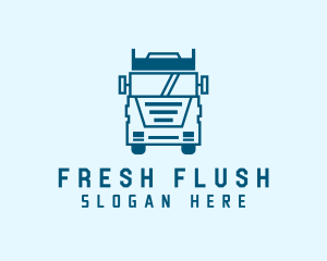 Freight Transportation Trucking logo design