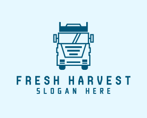 Freight Transportation Trucking logo design