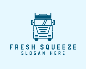 Freight Transportation Trucking logo design