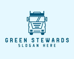 Freight Transportation Trucking logo design