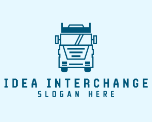 Freight Transportation Trucking logo design