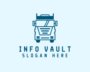 Freight Transportation Trucking logo design