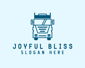 Freight Transportation Trucking logo design