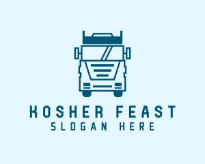 Freight Transportation Trucking logo design