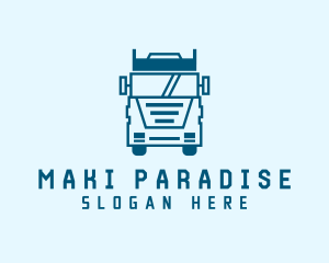 Freight Transportation Trucking logo design