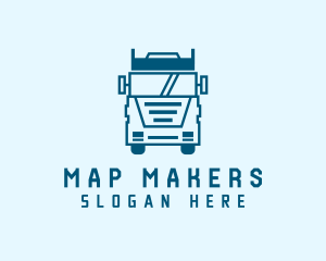 Freight Transportation Trucking logo design