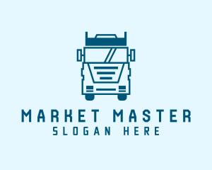 Freight Transportation Trucking logo design