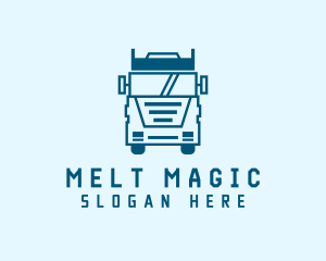 Freight Transportation Trucking logo design