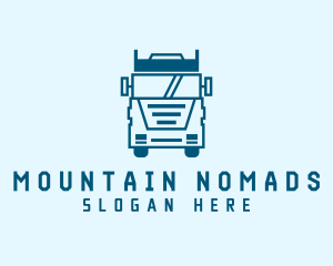 Freight Transportation Trucking logo design