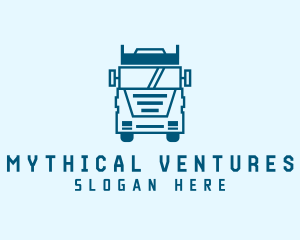 Freight Transportation Trucking logo design