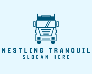 Freight Transportation Trucking logo design