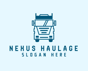 Freight Transportation Trucking logo design