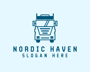 Freight Transportation Trucking logo design