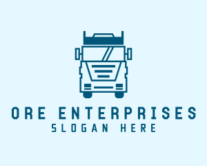 Freight Transportation Trucking logo design