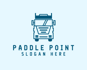 Freight Transportation Trucking logo design