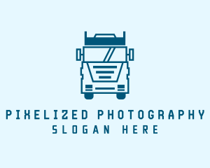 Freight Transportation Trucking logo design