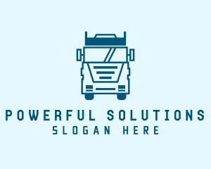 Freight Transportation Trucking logo design