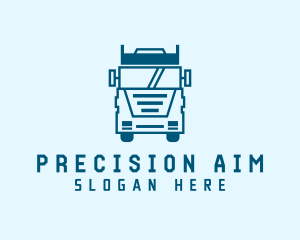 Freight Transportation Trucking logo design