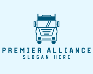 Freight Transportation Trucking logo design