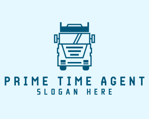 Freight Transportation Trucking logo design