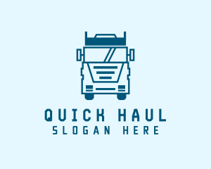 Freight Transportation Trucking logo design