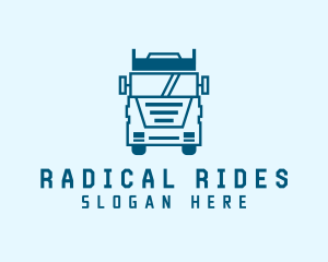 Freight Transportation Trucking logo design