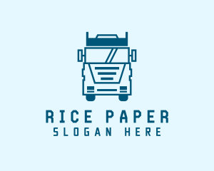 Freight Transportation Trucking logo design