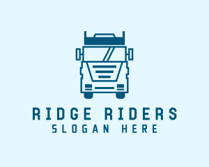 Freight Transportation Trucking logo design