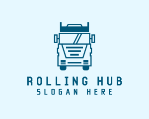 Freight Transportation Trucking logo design