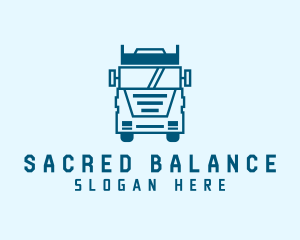 Freight Transportation Trucking logo design