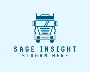 Freight Transportation Trucking logo design