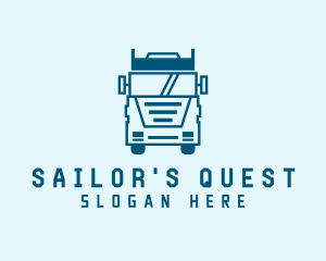 Freight Transportation Trucking logo design