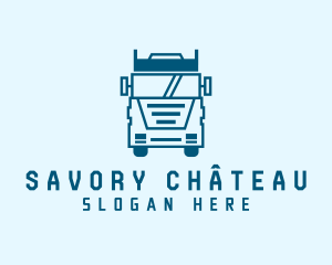 Freight Transportation Trucking logo design